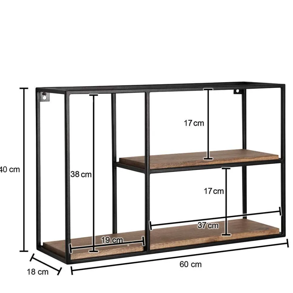Outlet Wandregal Colobro Hängeregale|Massivholzregale