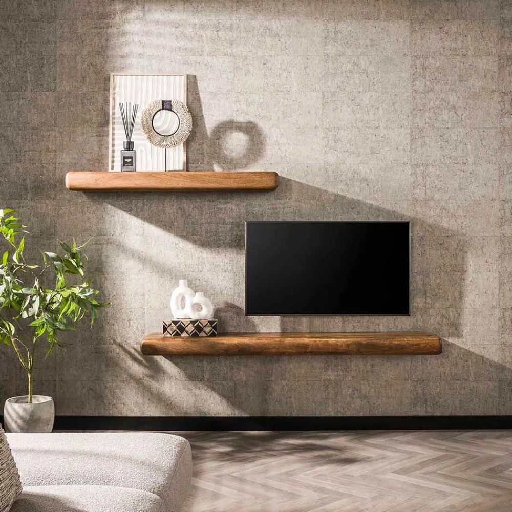 Outlet Wandregal Lagon Massivholzregale|Wandregale