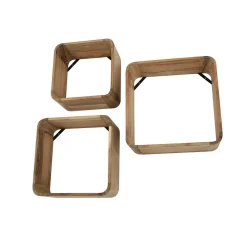 Outlet Wandregal Radulynes Hängeregale|Massivholzregale