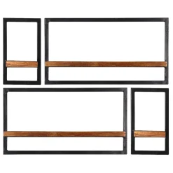 Wandregal Set rustikal India*Pharao24