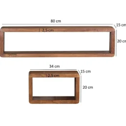 Wandregale Passo Massivholzregale|Wandregale