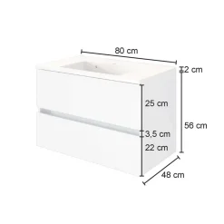 Waschbeckenschrank Jalexda Badezimmerschränke|Waschbeckenunterschränke