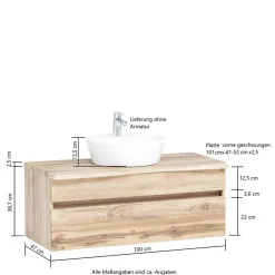 Waschbeckenschrank Pegruan*Pharao24 Discount
