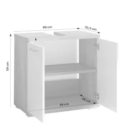 Waschbeckenschrank Zirco*Pharao24 Discount