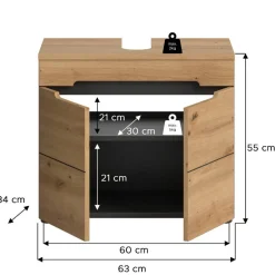 Discount Waschbeckenunterschrank Alexandro Waschbeckenunterschränke|Bad Unterschränke