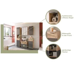 Waschbeckenunterschrank Faneno*Pharao24 Hot