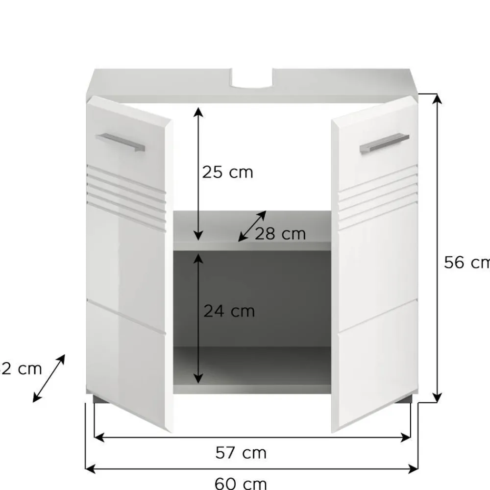 Waschbeckenunterschrank Ladidas*Pharao24 Best