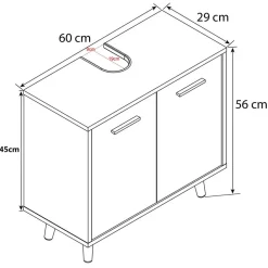 Waschbeckenunterschrank Nua*Pharao24 Sale