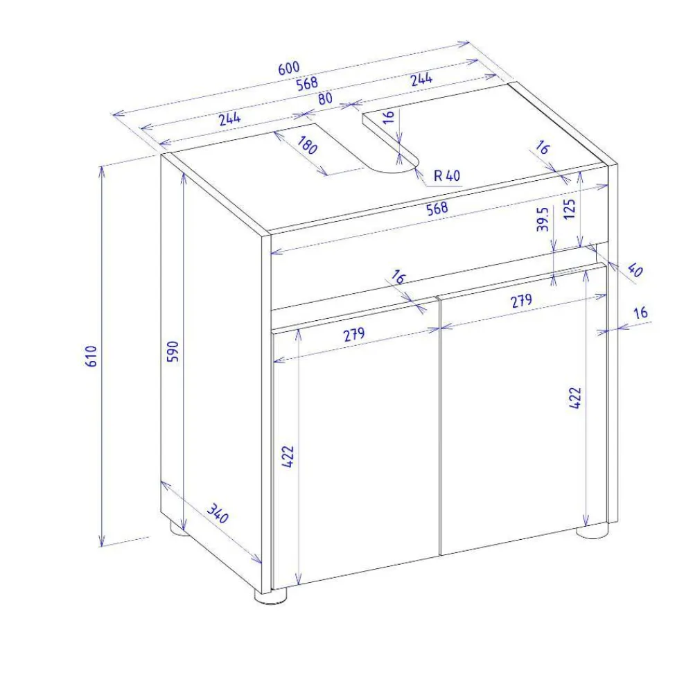 Best Waschbeckenunterschrank Rascian Badezimmerschränke|Waschbeckenunterschränke
