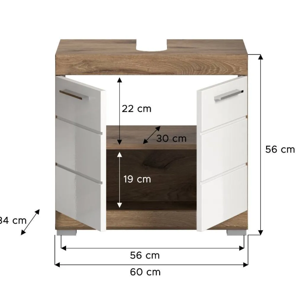 Waschbeckenunterschrank Silba*Pharao24 Outlet