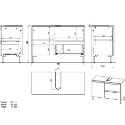 Waschbeckenunterschrank Viper*Pharao24 Clearance