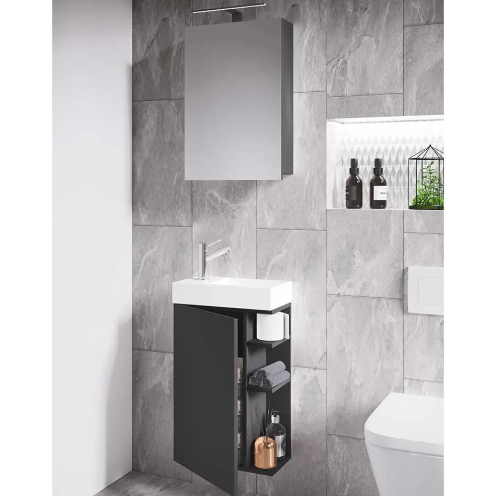 Waschplatz Set Gäste WC Dam Badmöbel Sets