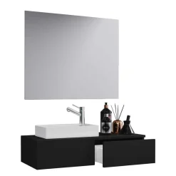 Clearance Waschplatz Set mit Becken Sicury Badmöbel Sets