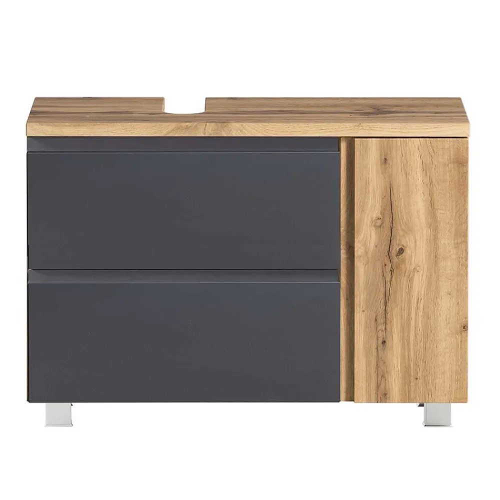 New Waschplatz Set mit LED Fregato Badmöbel Sets