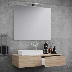 Best Waschplatz Set mit Spiegel Acasa Badmöbel Sets