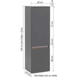 Outlet Waschplatz Set mit Spiegel Pegruan Badmöbel Sets