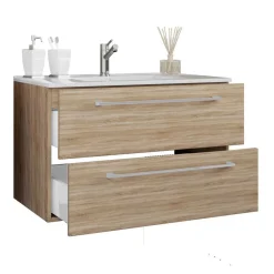 New Waschplatz Set Sonoma Eiche Estranon Badmöbel Sets