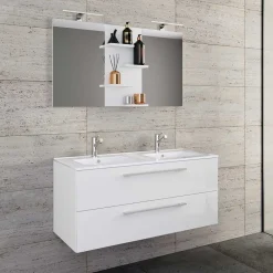 Waschplatz Set weiß 2 Personen Dango*Pharao24 Discount