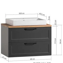 Sale Waschschrank Salverna Waschbeckenunterschränke|Bad Unterschränke