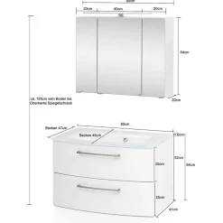 Hot Waschtisch Set Donyan Badmöbel Sets