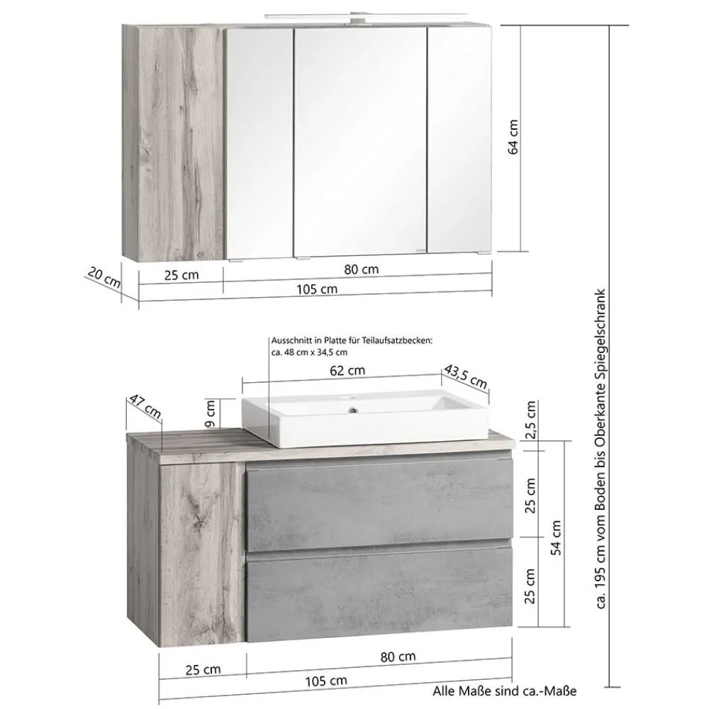 Waschtisch Set Tagma*Pharao24 Clearance