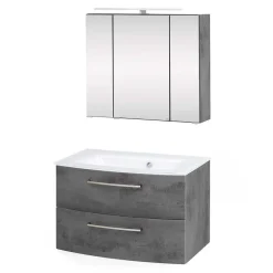 Best Waschtisch und Spiegelschrank Sastiza Badmöbel Sets