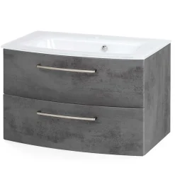 Best Waschtisch und Spiegelschrank Sastiza Badmöbel Sets