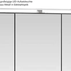 Discount Waschtisch und Spiegelschrank Isdrina Badmöbel Sets