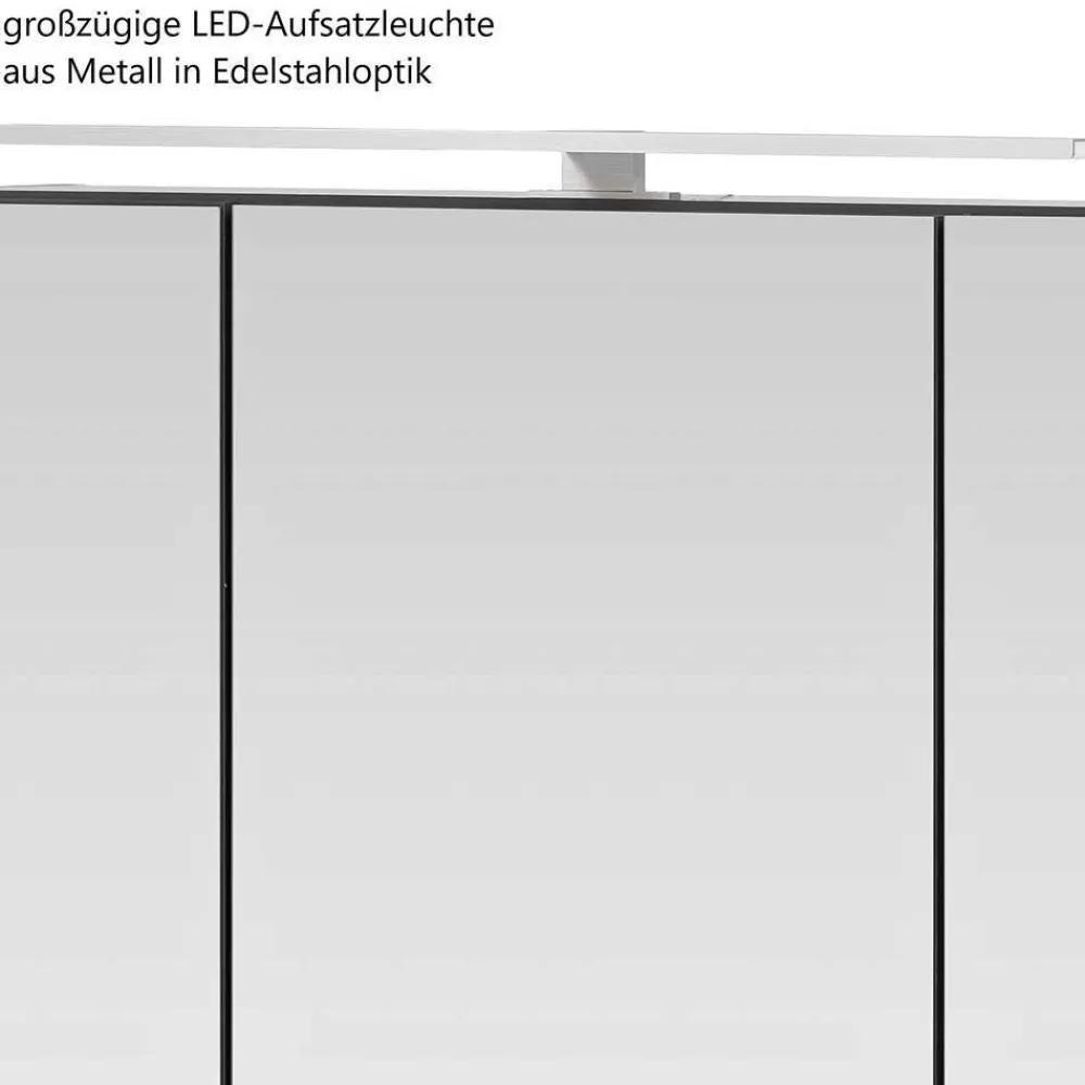 Discount Waschtisch und Spiegelschrank Isdrina Badmöbel Sets