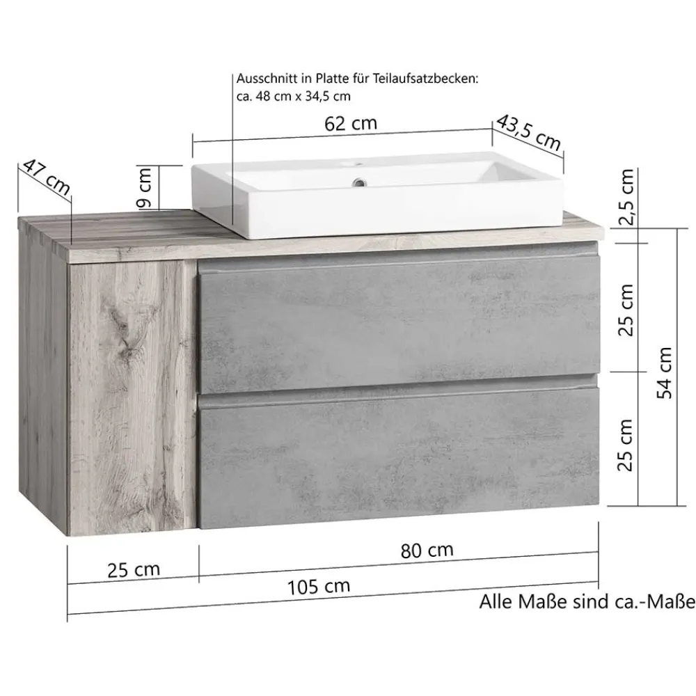 Waschtischschrank Tagma*Pharao24 Best