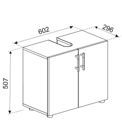 Sale Waschtischunterbau Litora Waschbeckenunterschränke|Bad Unterschränke