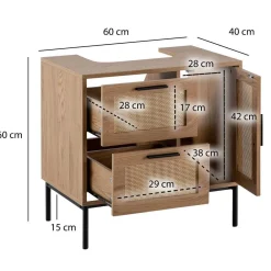 Waschtischunterschrank Alberello*Pharao24