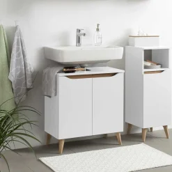 Outlet Waschtischunterschrank Dominicas Waschbeckenunterschränke|Bad Unterschränke