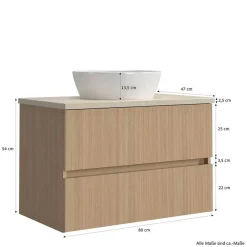 Hot Waschtischunterschrank Esmea Waschbeckenunterschränke|Bad Unterschränke