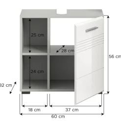 Hot Waschtischunterschrank Ladidas Badezimmerschränke|Waschbeckenunterschränke
