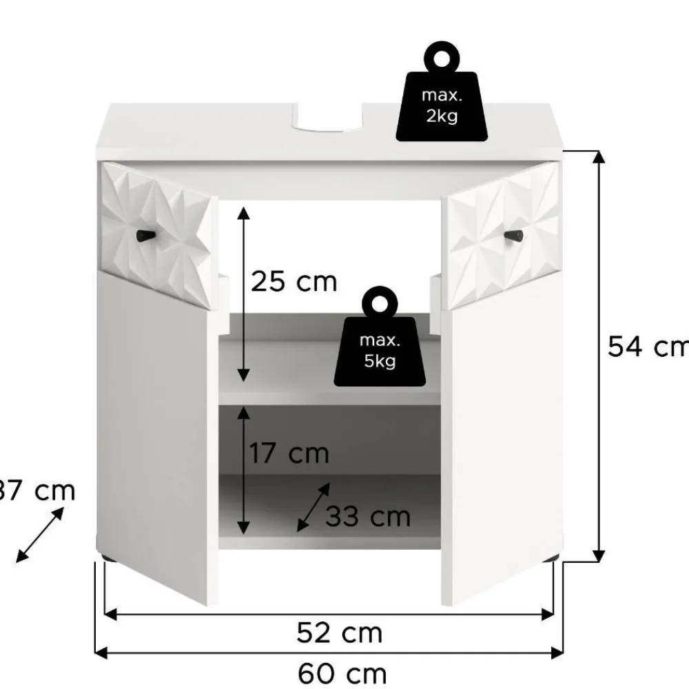 Hot Waschtischunterschrank Meteora Waschbeckenunterschränke|Bad Unterschränke
