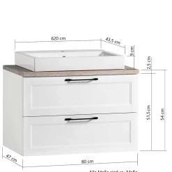 Waschtischunterschrank mit Becken Matss*Pharao24 Sale