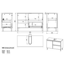 Waschtischunterschrank Ortensia*Pharao24 Online