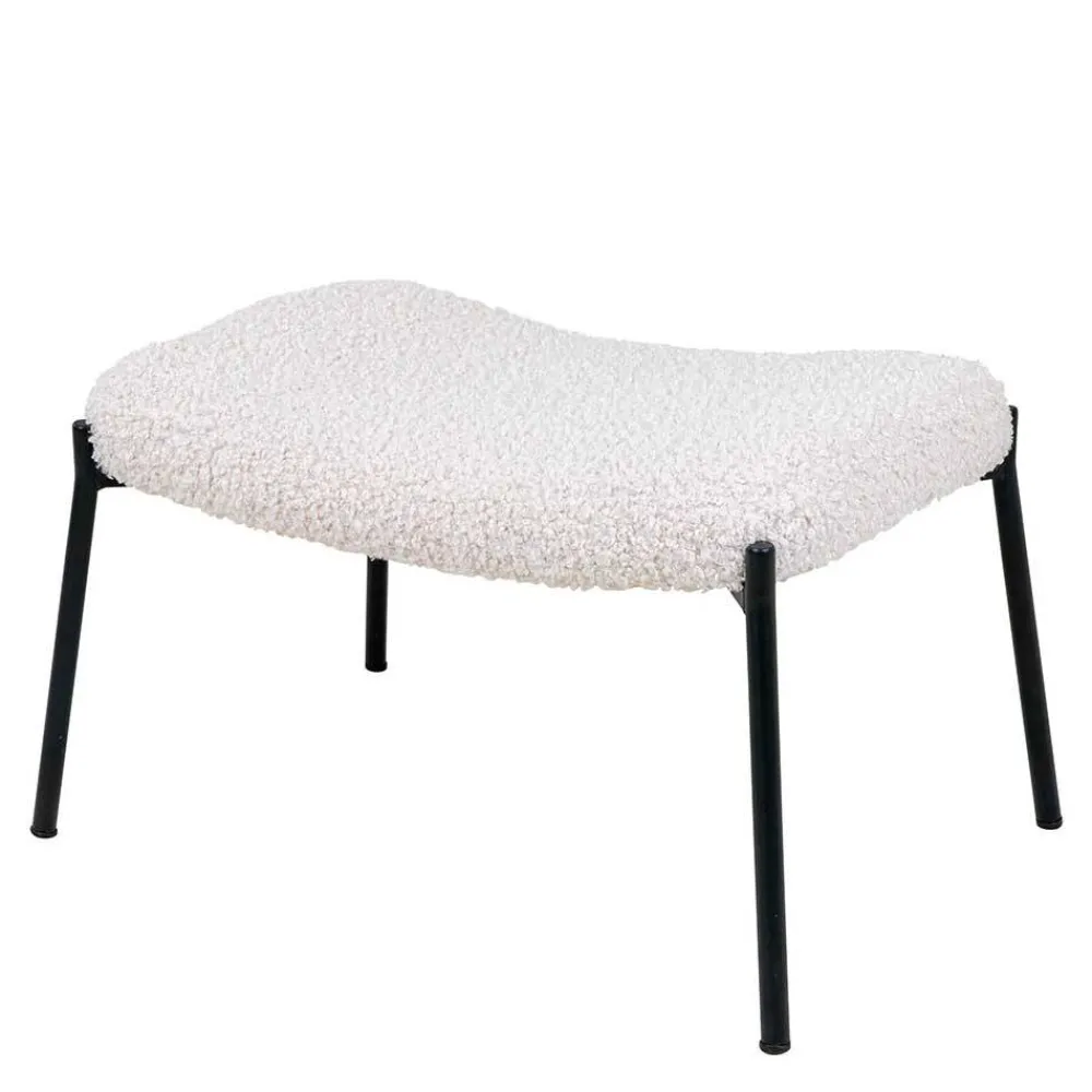 Outlet Webplüsch Hocker Greaty Sitzhocker