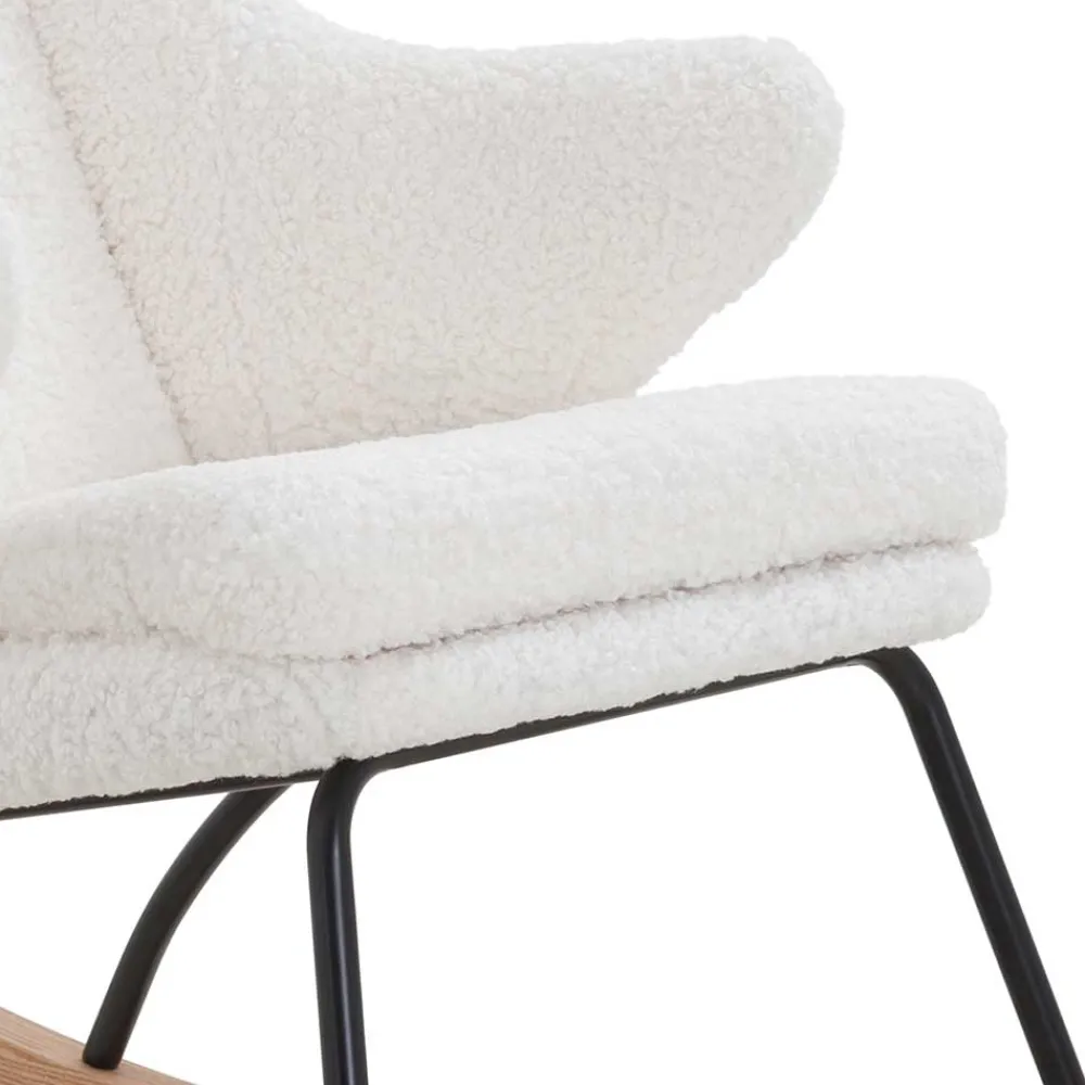 Webplüsch Schaukelsessel Fancey*Pharao24 Discount