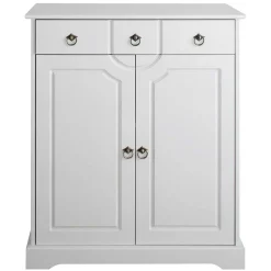 Weiße Dielen Kommode Xisin*Pharao24 New