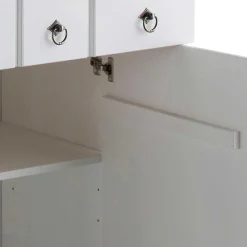 Weiße Dielen Kommode Xisin*Pharao24 New