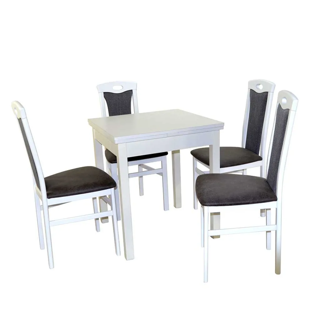 Clearance Weiße Essgruppe Elliot Tischgruppen|Essgruppe