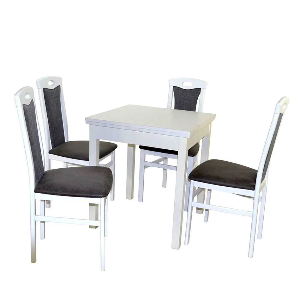 Clearance Weiße Essgruppe Elliot Tischgruppen|Essgruppe