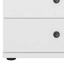 Outlet Weiße Hochkommode Tudana Hochkommoden