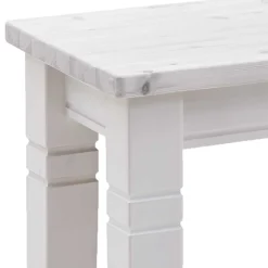 Clearance Weiße Massivholz Bank Kalimba Küchenbank|Holzbänke