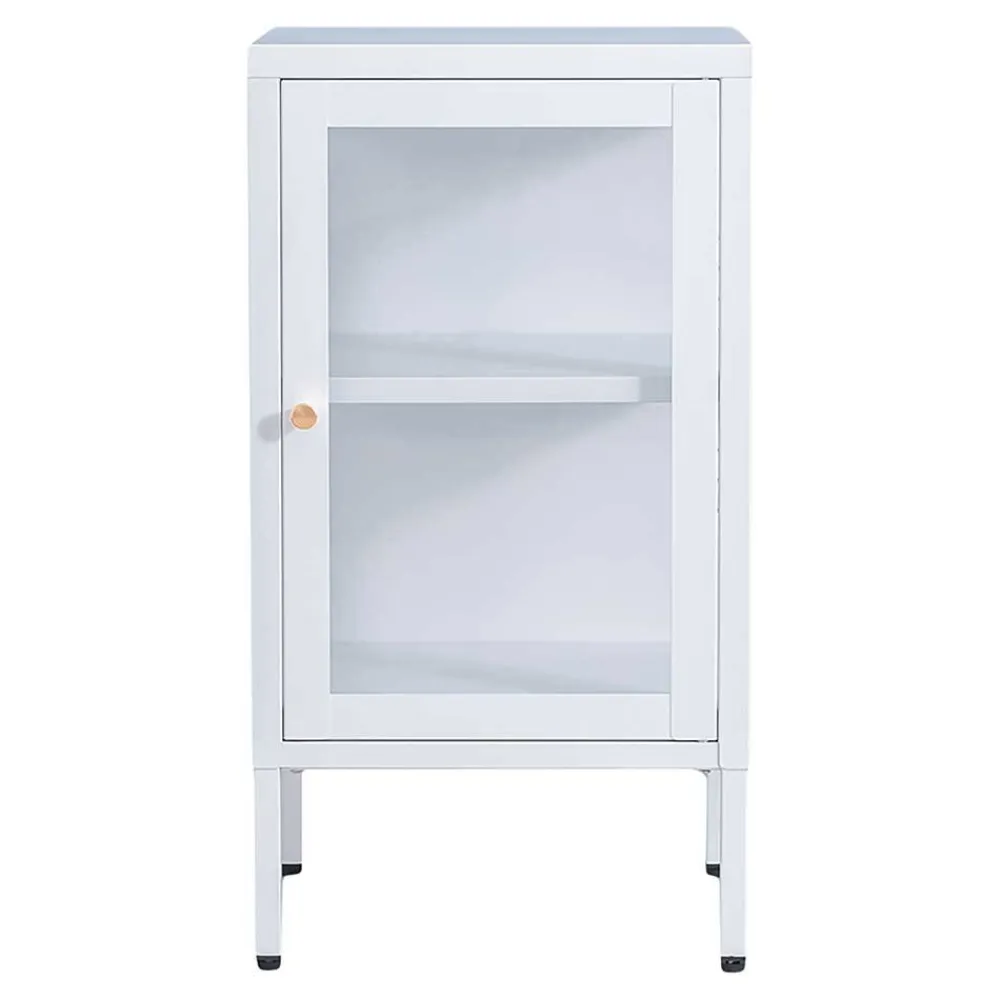 Weiße Metall Vitrine Atrios*Pharao24 Outlet