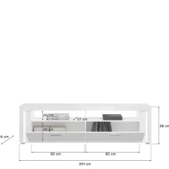 Best Weiße Wohnzimmer Anbauwand Countrys Moderne Wohnwände|Hochglanz Wohnwände