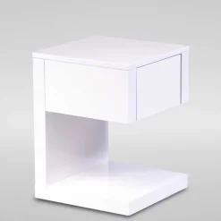 Discount Weißer Beistelltisch Anuta Telefontische