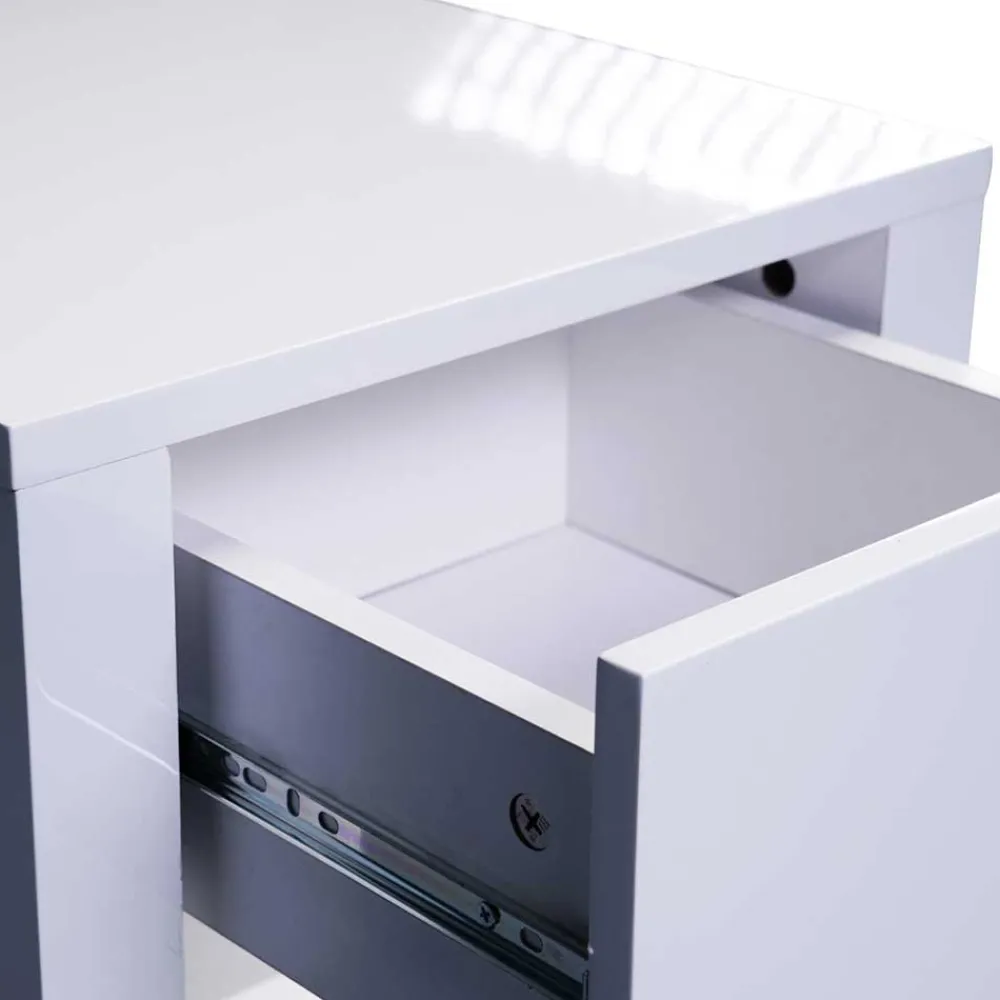 Discount Weißer Beistelltisch Anuta Telefontische